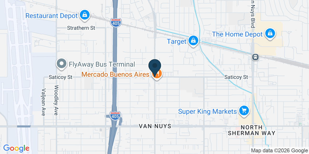 Map showing Los Angeles, Los Angeles County, CA