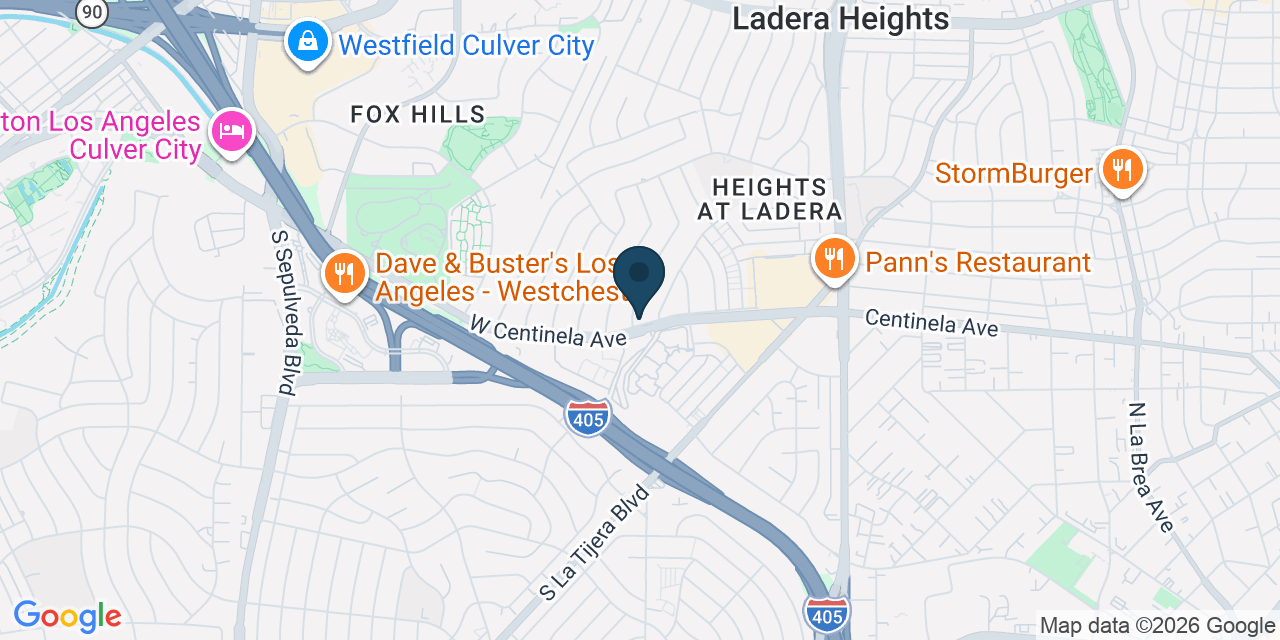 Map showing Los Angeles, Los Angeles County, CA