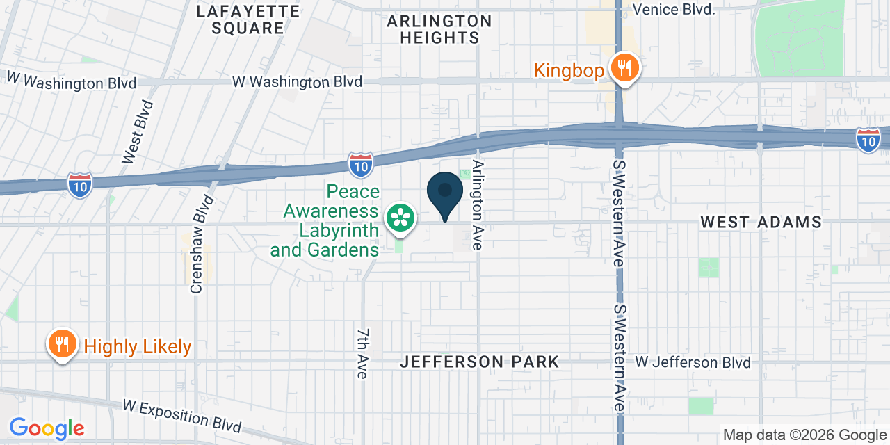 Map showing Los Angeles, Los Angeles County, CA