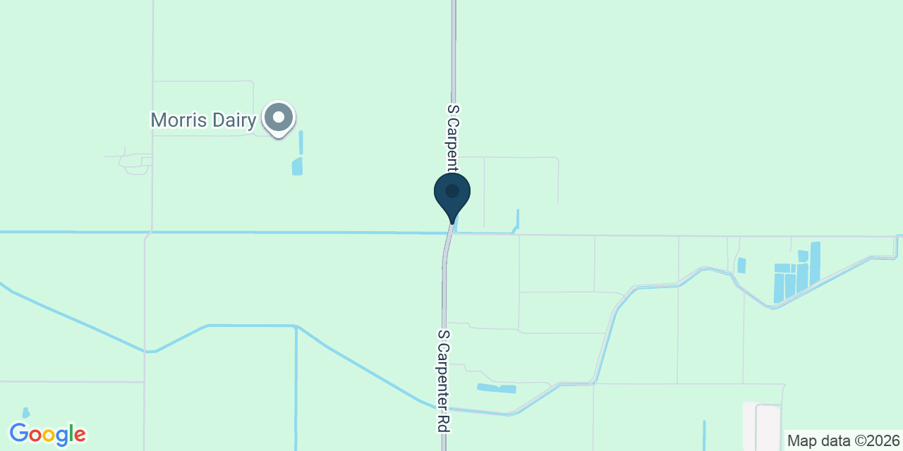 Map showing Stanislaus County, CA