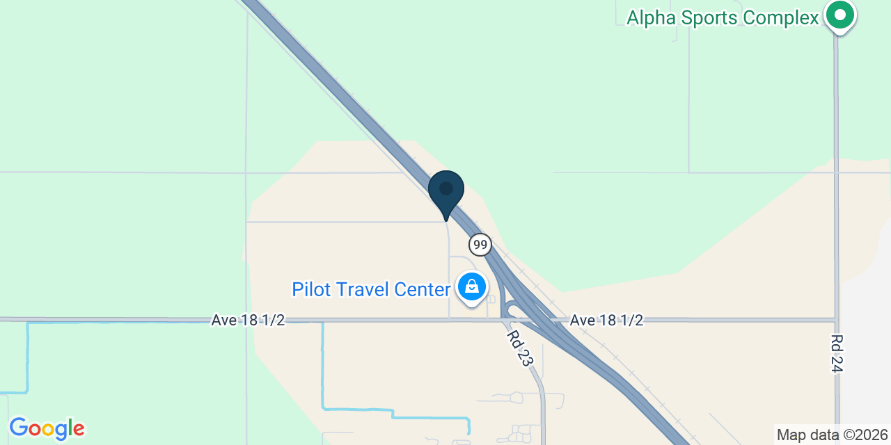 Map showing Madera County, CA