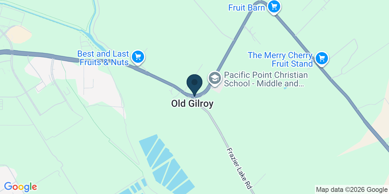 Map showing Santa Clara County, CA
