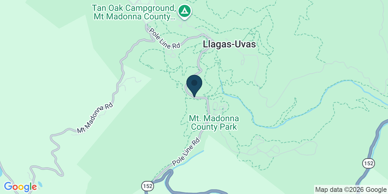 Map showing Santa Clara County, CA