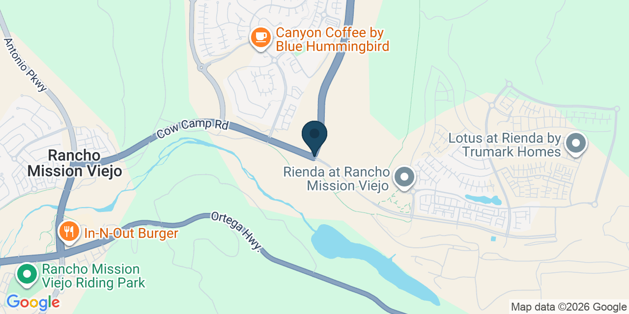 Map showing Rancho Mission Viejo, Orange County, CA