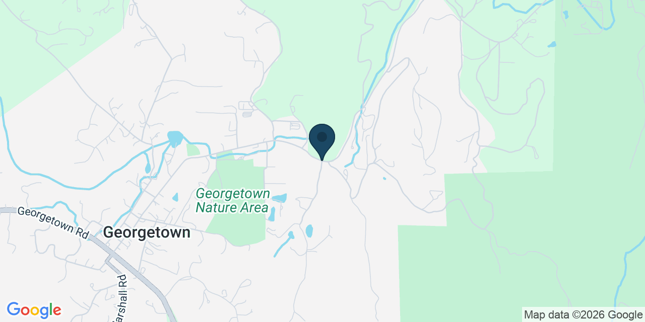 Map showing Georgetown, El Dorado County, CA