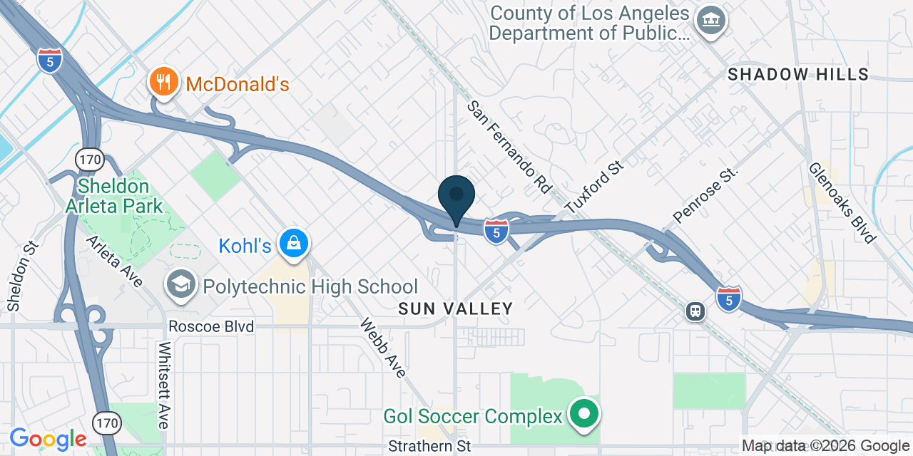Map showing California