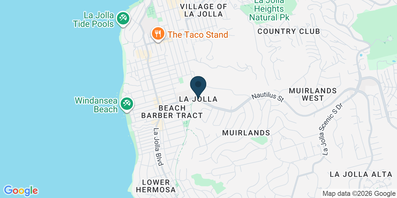 Map showing San Diego, San Diego County, CA