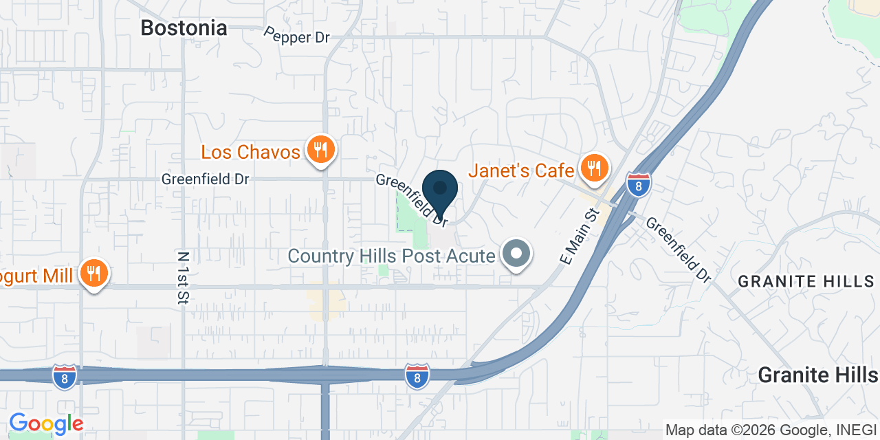 Map showing San Diego County, CA