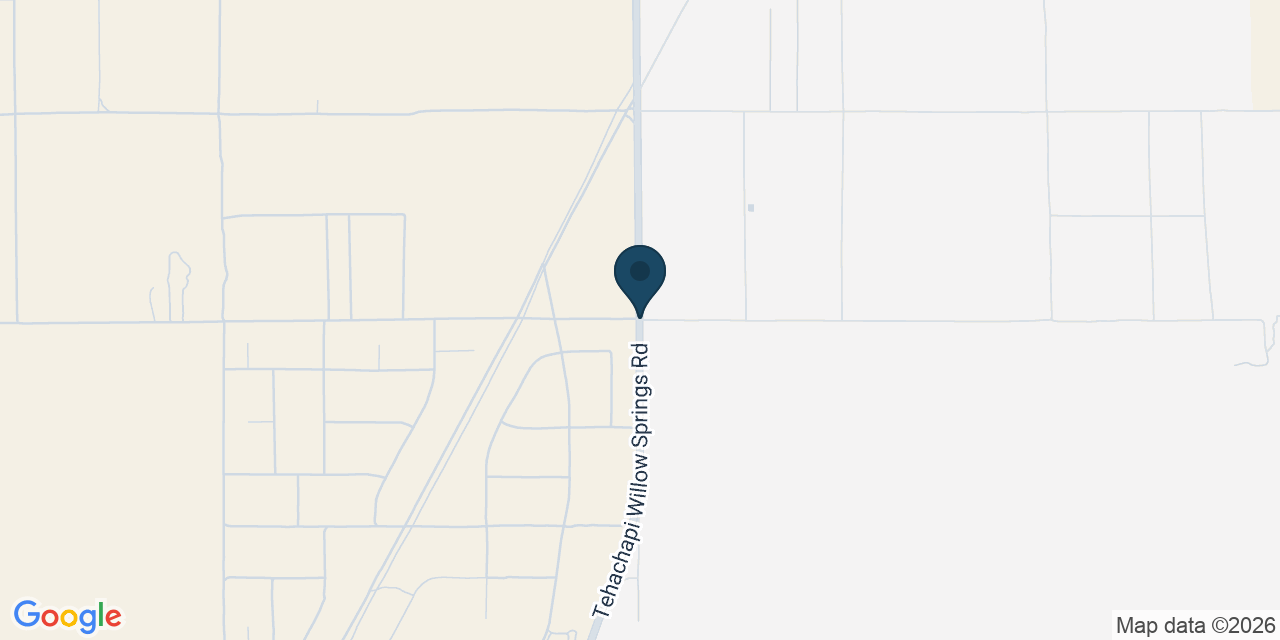 Map showing Rosamond, Kern County, CA