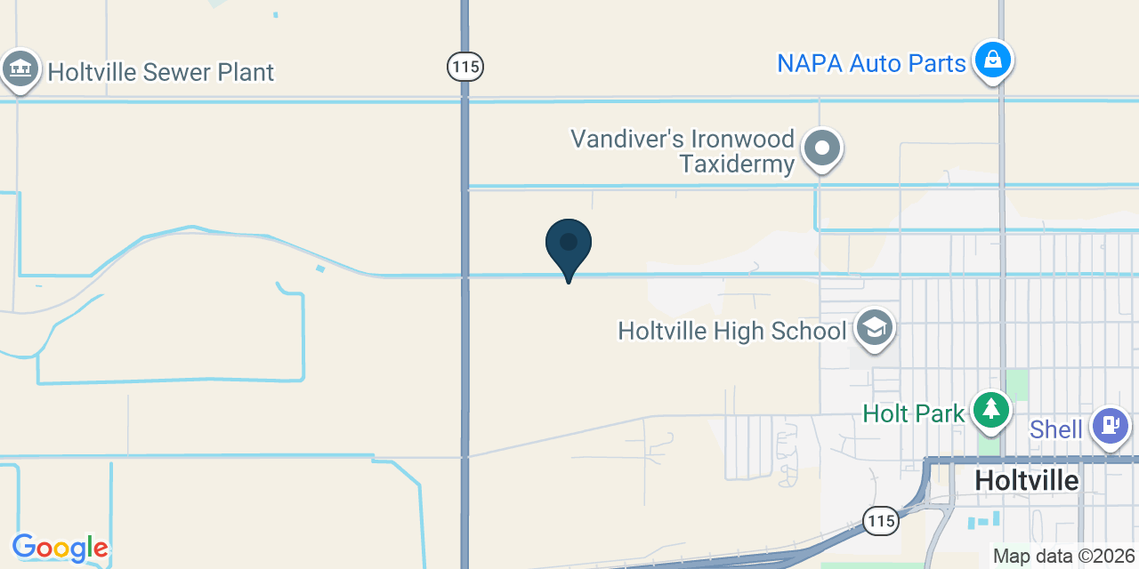 Map showing Holtville, Imperial County, CA