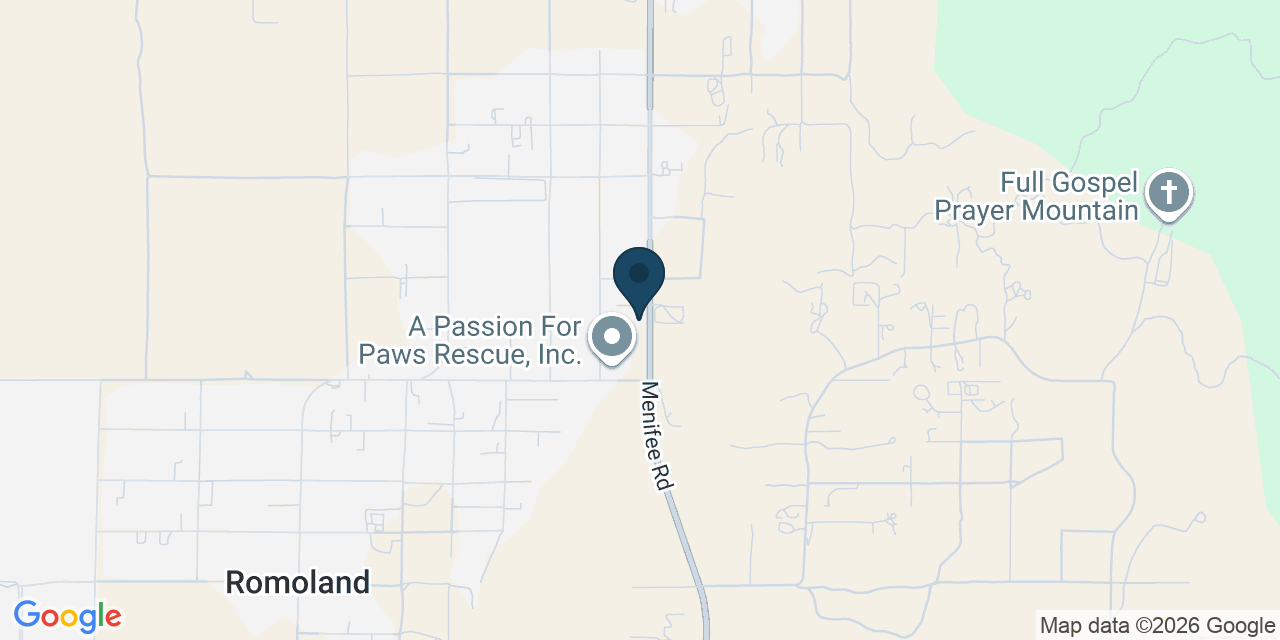 Map showing Nuevo, Riverside County, CA