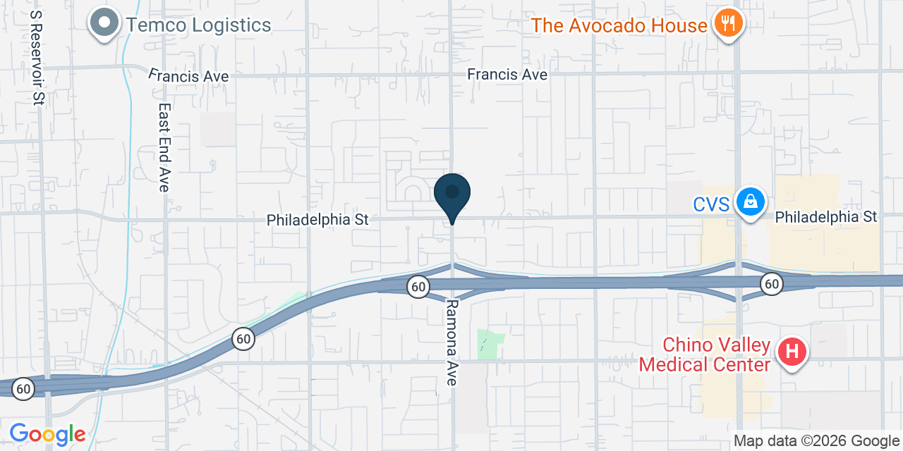 Map showing San Bernardino County, CA