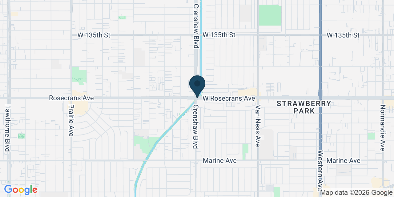 Map showing Los Angeles County, CA