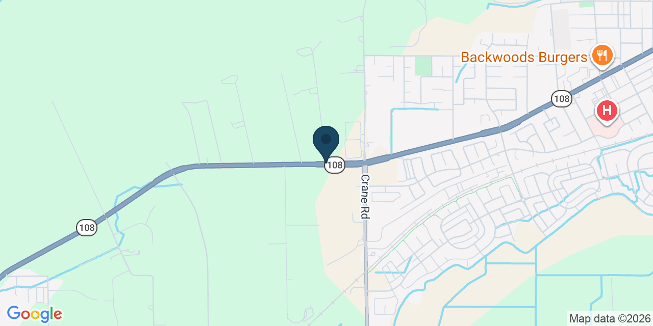 Map showing Stanislaus County, CA