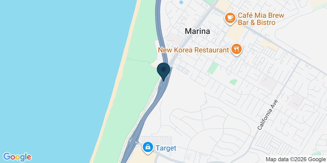 Map showing Marina, Monterey County, CA