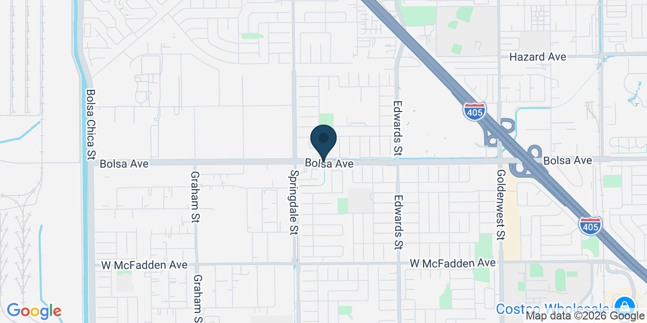 Map showing Orange County, CA