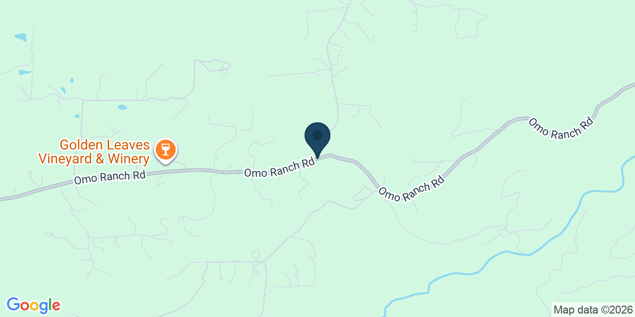 Map showing El Dorado County, CA