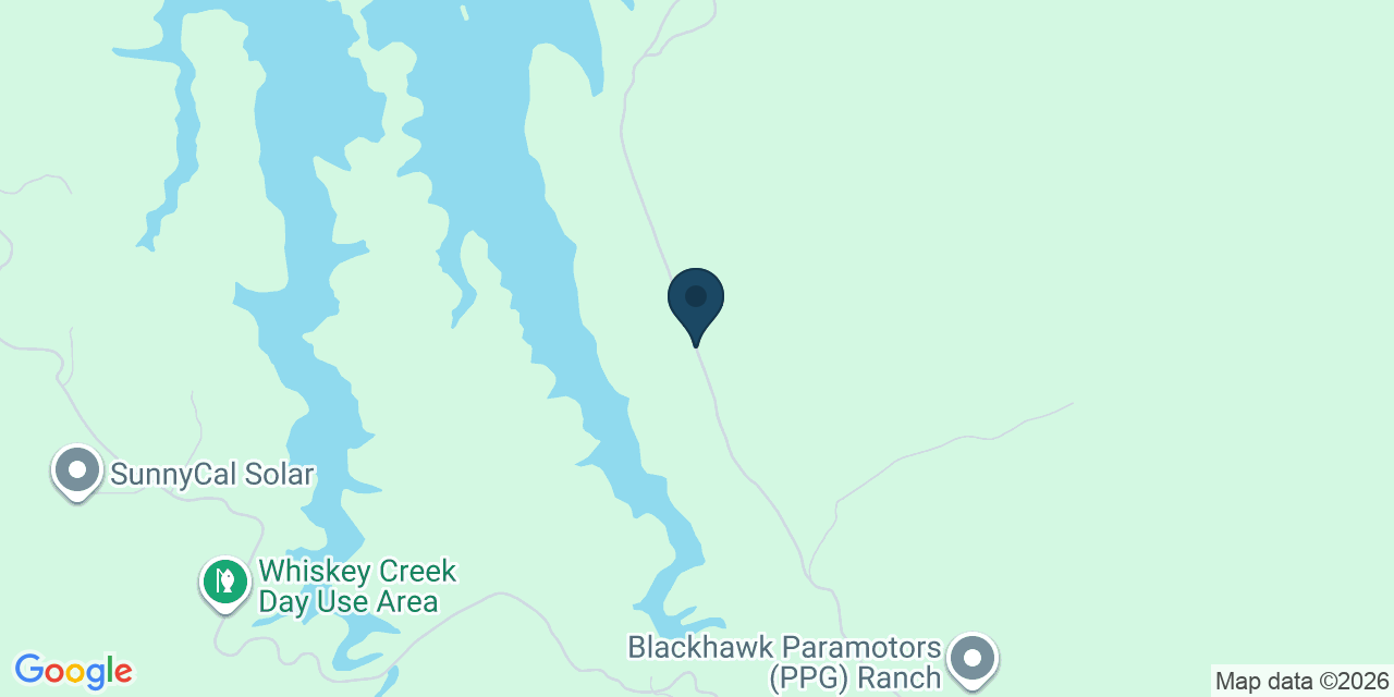 Map showing Calaveras County, CA