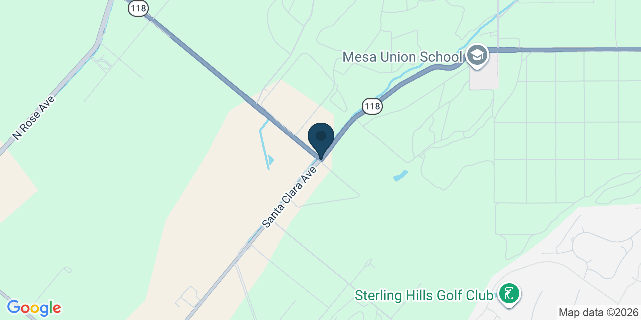 Map showing Ventura County, CA