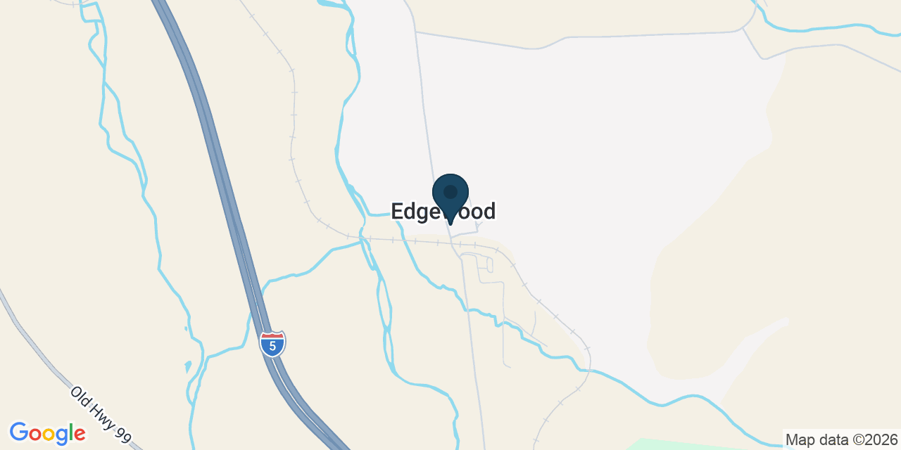 Map showing Edgewood, Siskiyou County, CA