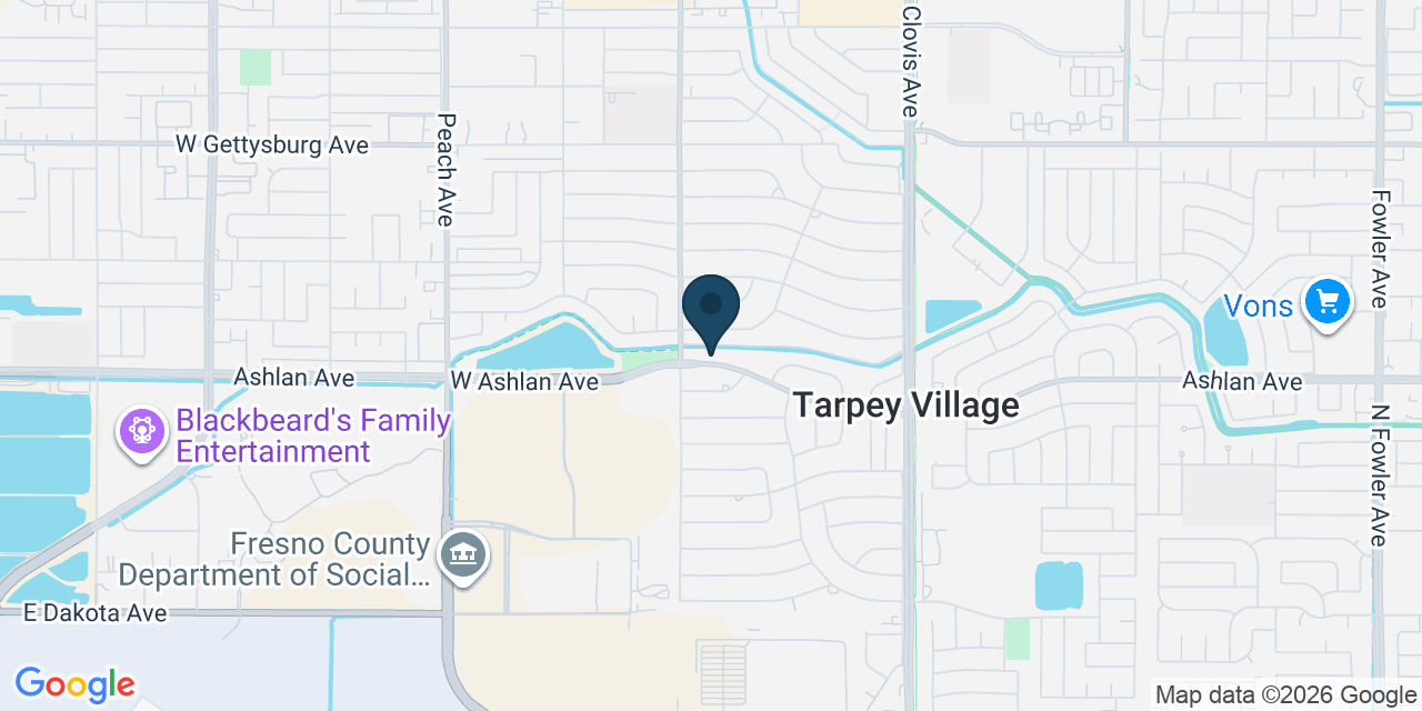 Map showing Fresno, Fresno County, CA