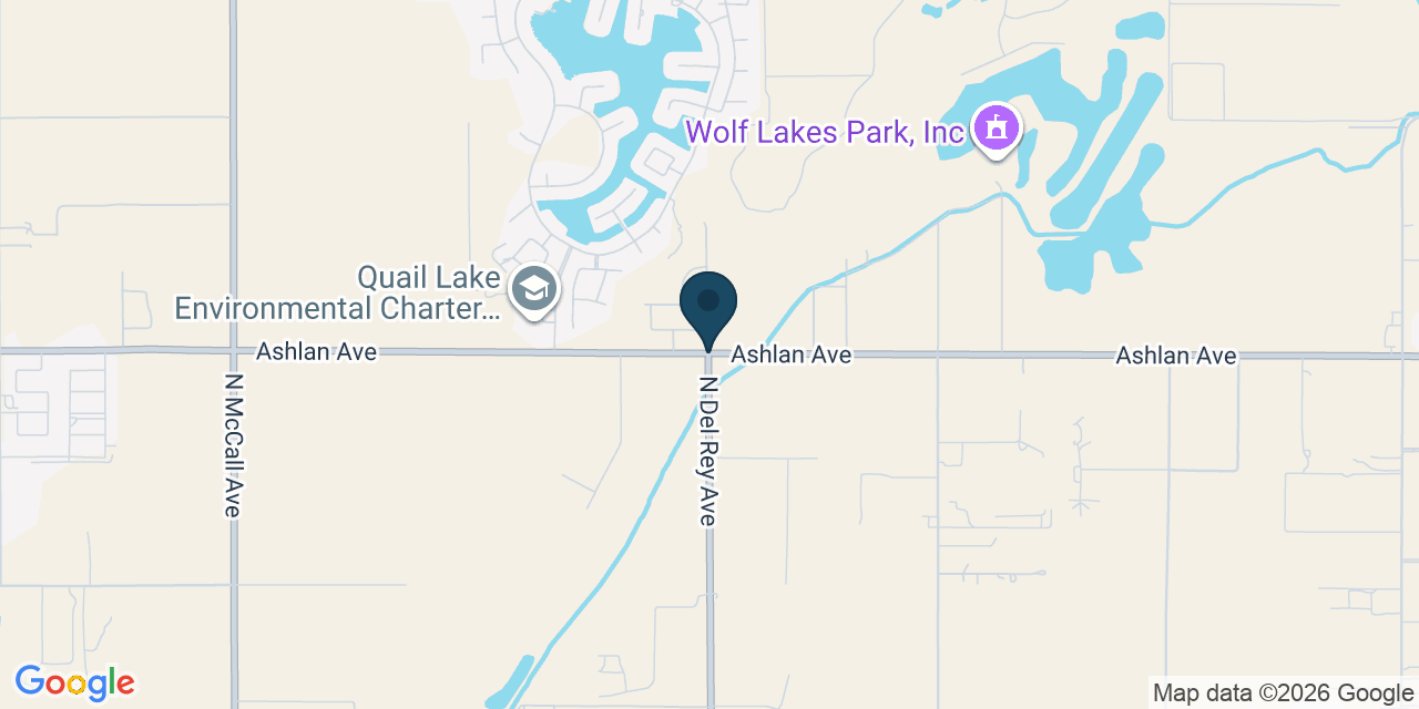 Map showing Fresno County, CA