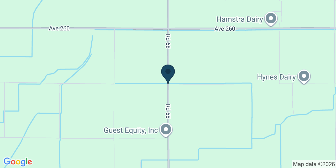 Map showing Tulare County, CA