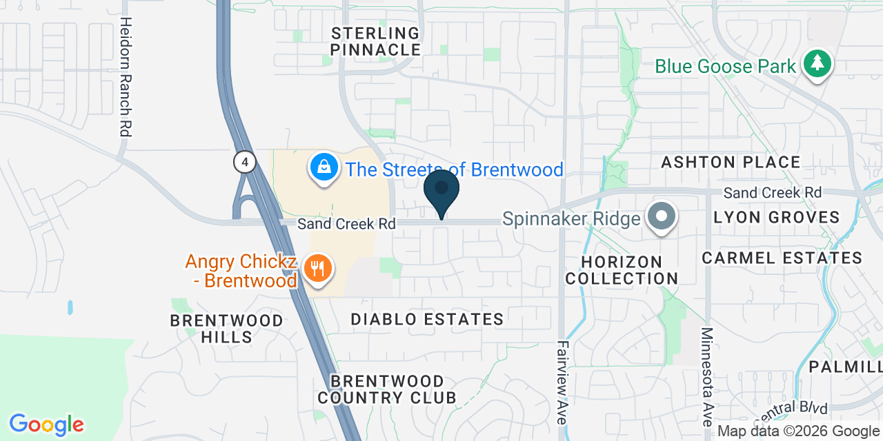 Map showing Contra Costa County, CA