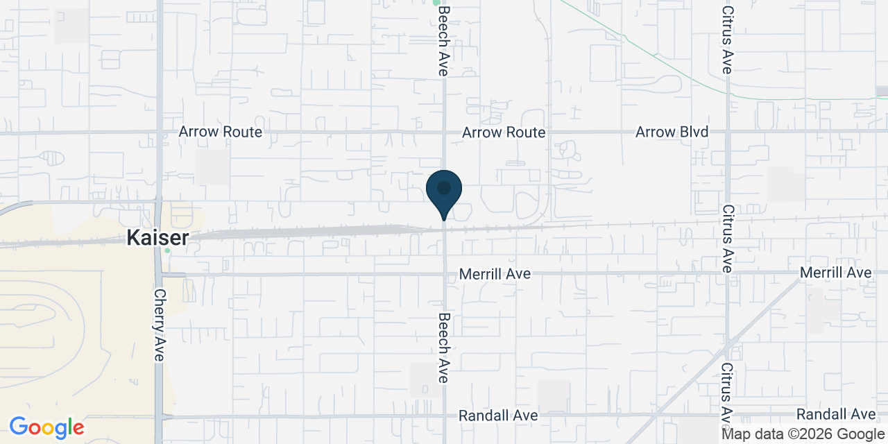 Map showing San Bernardino County, CA