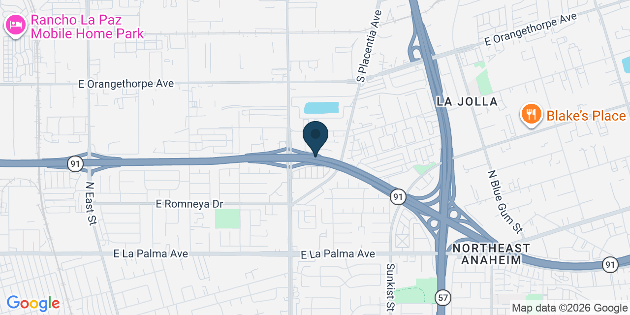 Map showing California