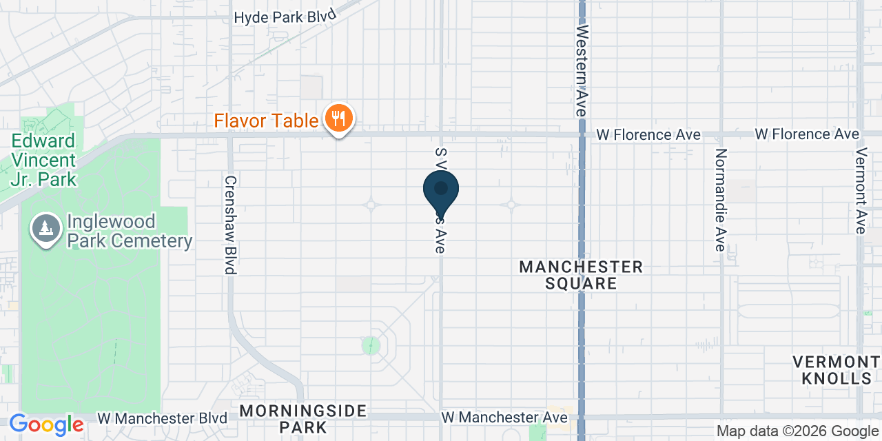 Map showing Los Angeles County, CA