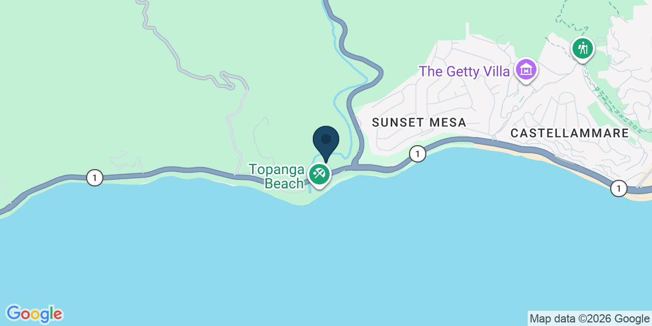 Map showing Topanga, Los Angeles County, CA