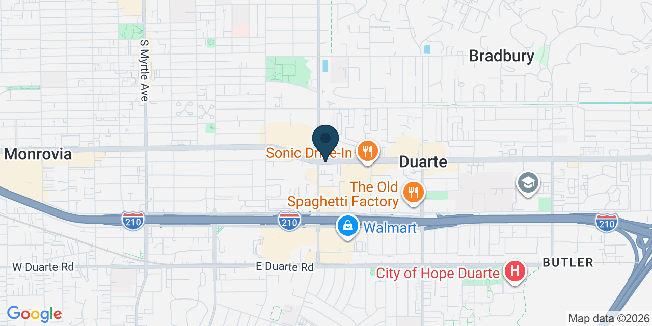Map showing Los Angeles County, CA