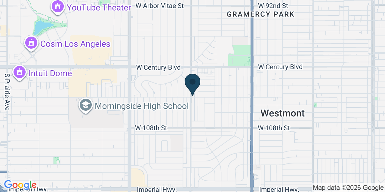Map showing Los Angeles, Los Angeles County, CA