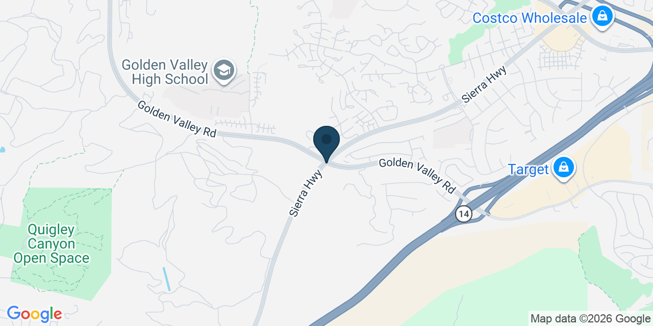Map showing Santa Clarita, Los Angeles County, CA