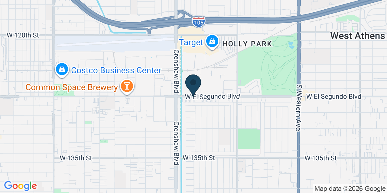 Map showing Los Angeles County, CA