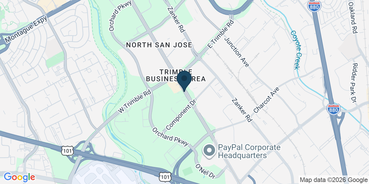 Map showing San Jose, Santa Clara County, CA