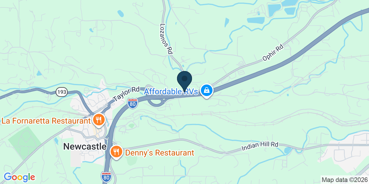 Map showing Placer County, CA