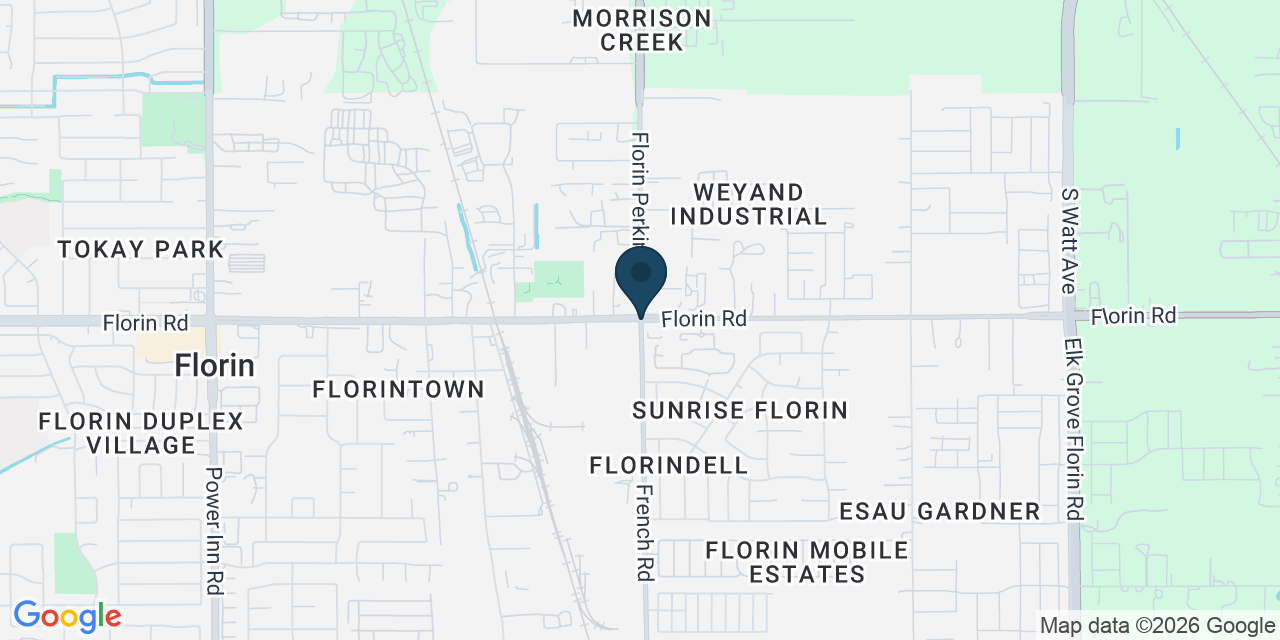 Map showing Florin, Sacramento County, CA