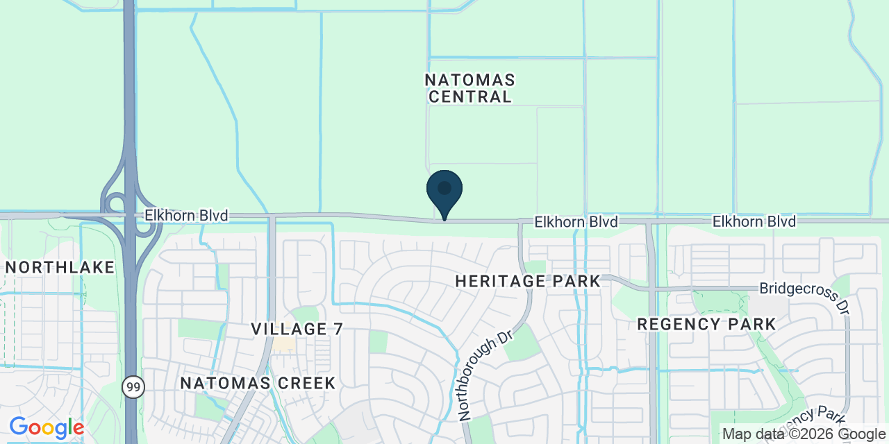 Map showing Sacramento County, CA