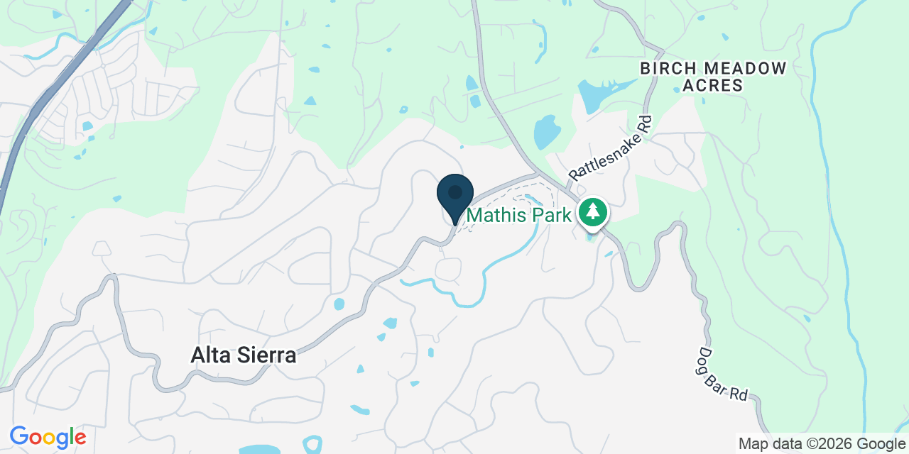 Map showing Alta Sierra, Nevada County, CA