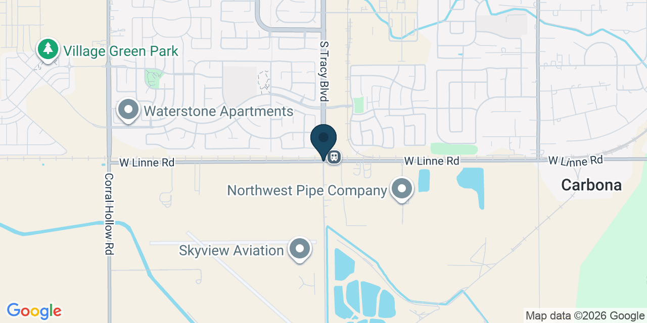 Map showing Tracy, San Joaquin County, CA