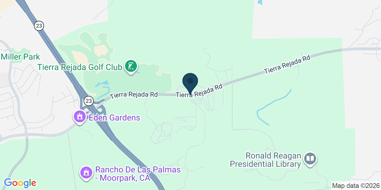 Map showing Ventura County, CA