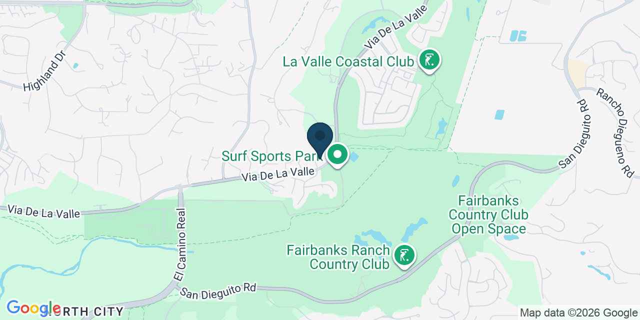 Map showing Del Mar, San Diego County, CA