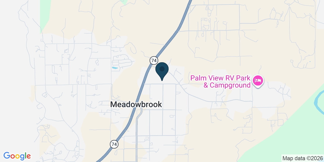 Map showing Perris, Riverside County, CA