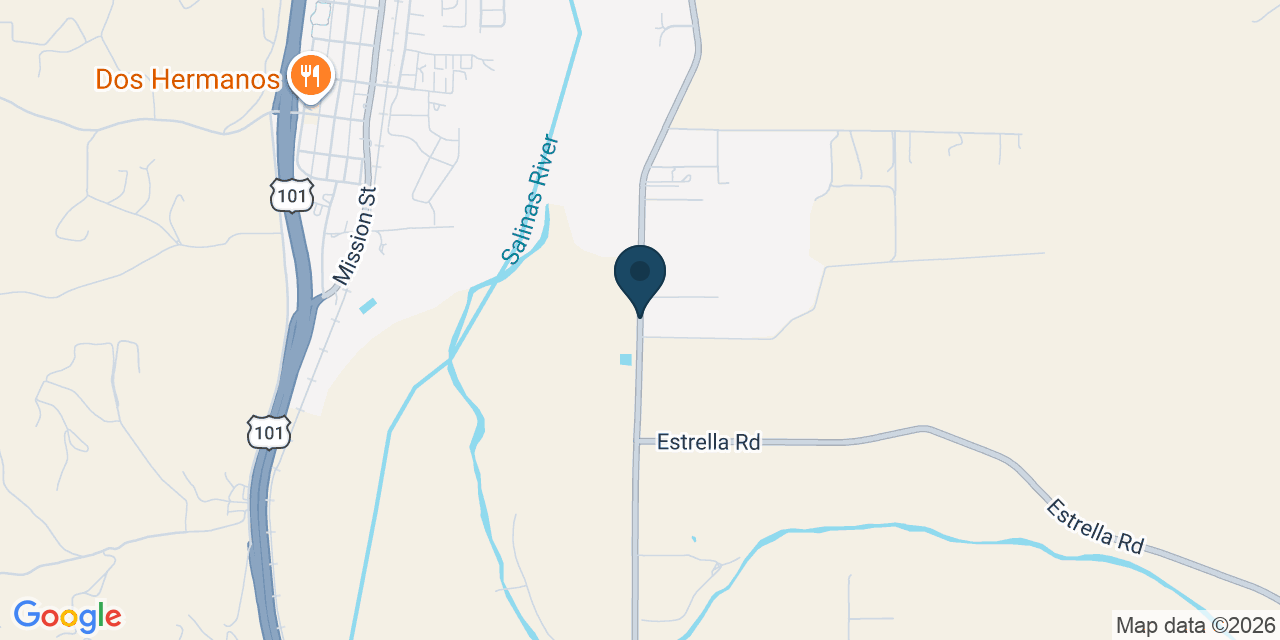 Map showing San Miguel, San Luis Obispo County, CA