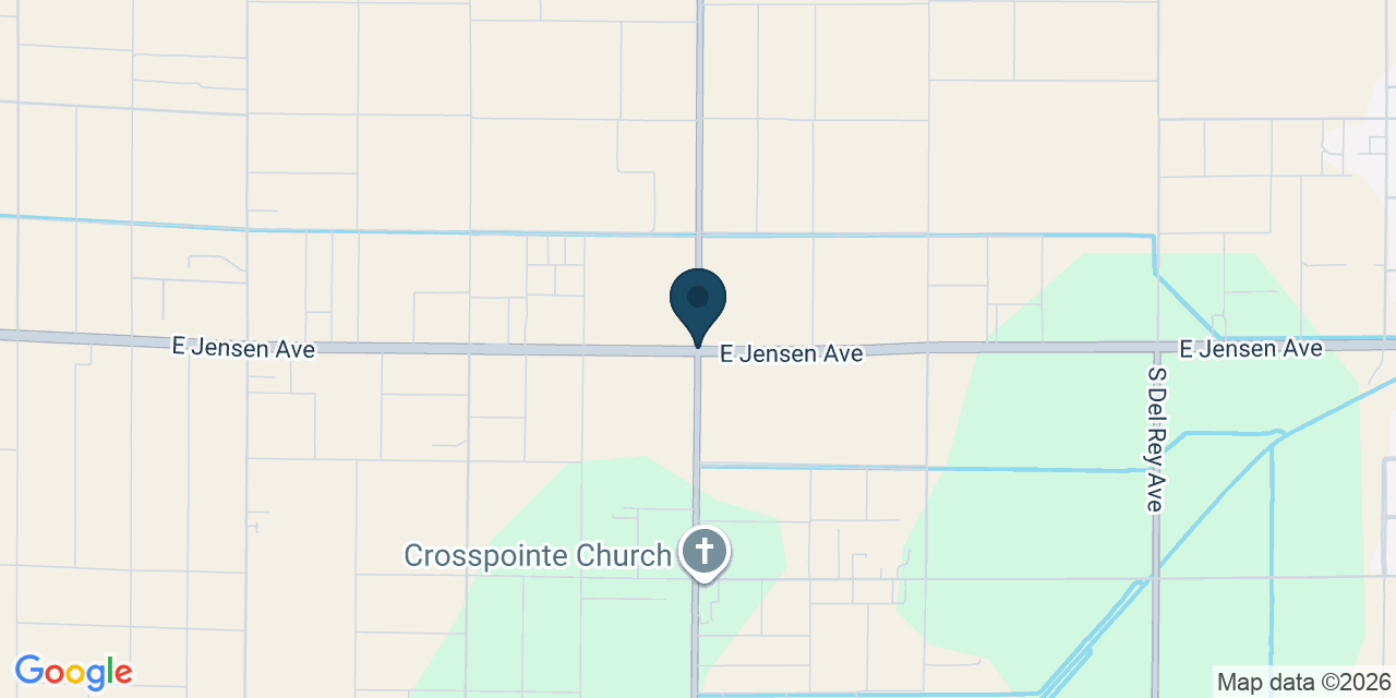 Map showing Fresno County, CA