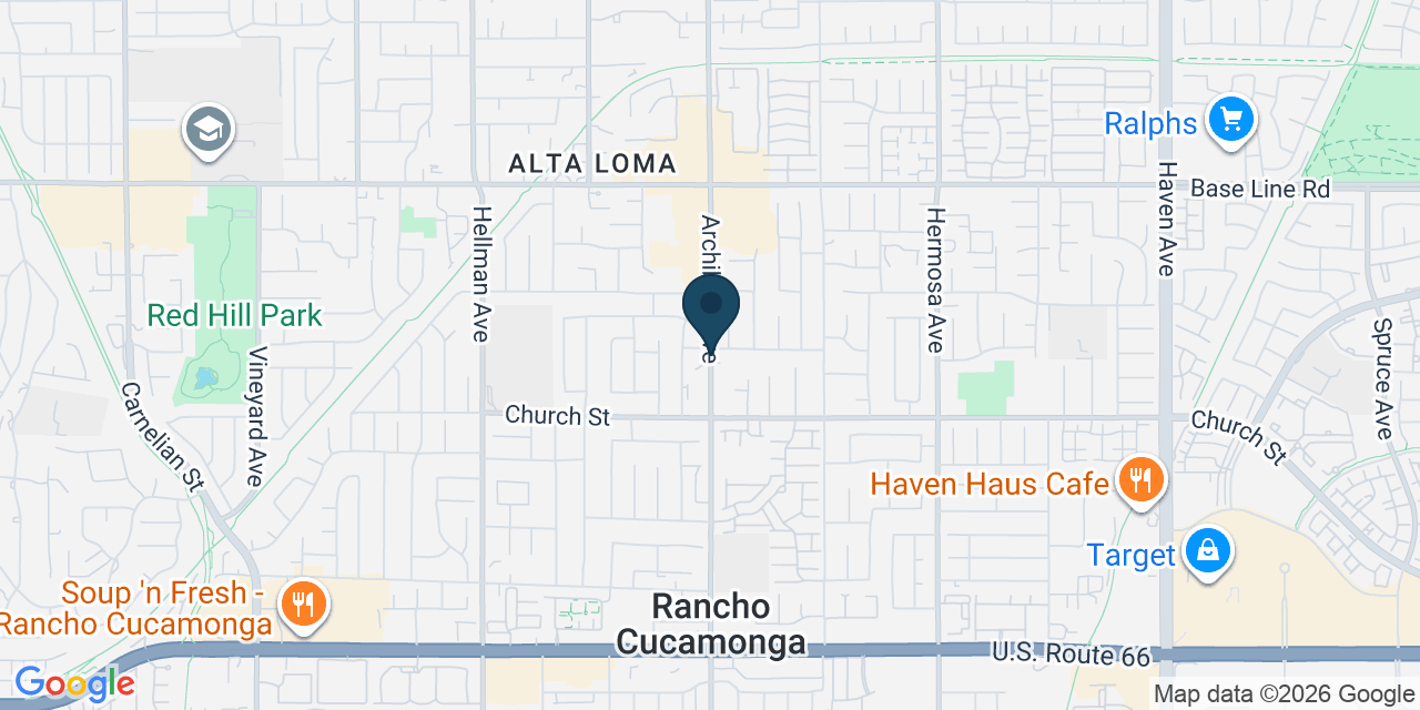 Map showing San Bernardino County, CA