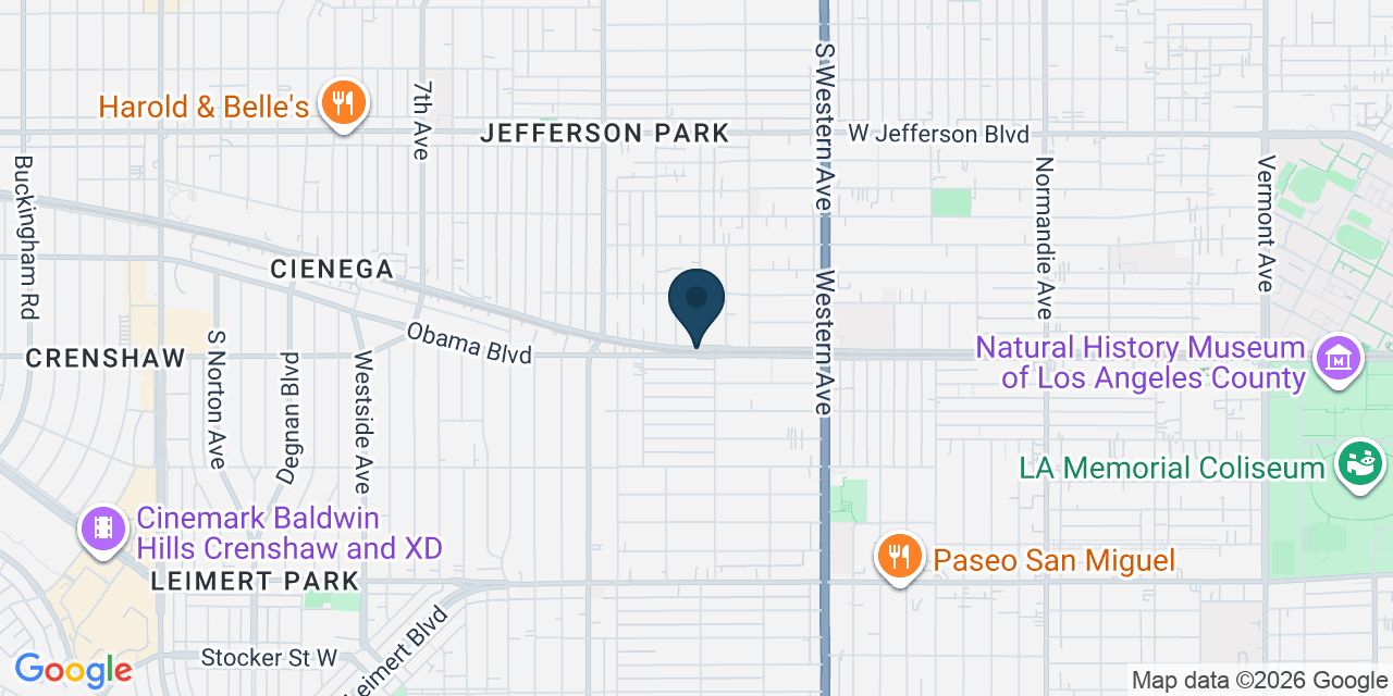 Map showing Los Angeles, Los Angeles County, CA