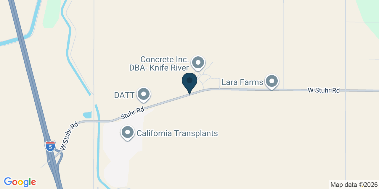 Map showing Stanislaus County, CA